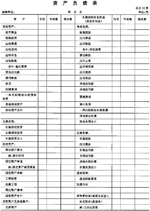 立信16k资产负债表hk10277 - 财务行政用品 - 办公用品