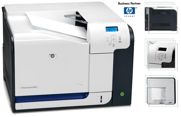 惠普hp color laserjet cp3525n 彩色激光打印机